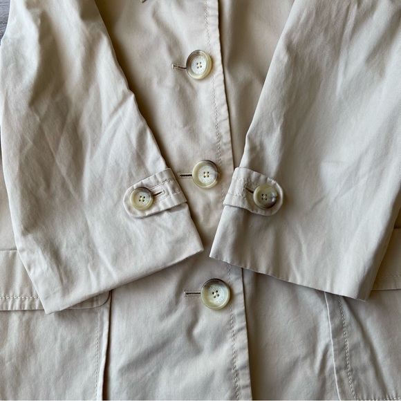 Michael Kors Beige Short Swing Trench Coat - Picture 8 of 14